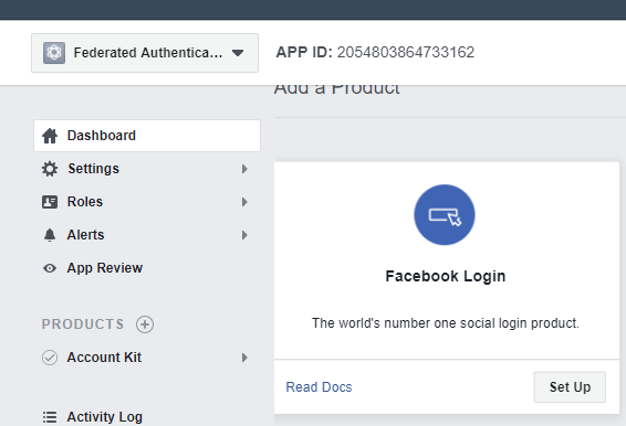 How to create custom application for Facebook Social Login? 